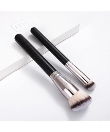 Make-up Brush Set: Soft Synthetic Concealer & Foundation Brushes for Flawless Application - 2 Pieces - Buy Online on GoSupps.com