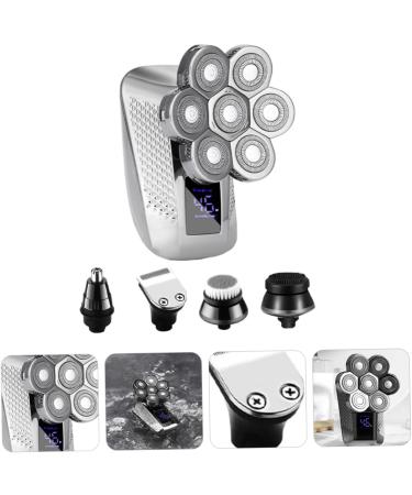 FOMIYES Waterproof Electric Shaver & Beard Trimmer Set - 7 Head Personal Care with Digital Display | International Shipping Available - Buy Online on GoSupps.com