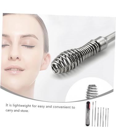 Anneome 7pcs Ear Cleaning Tool Set | Stainless Steel Ear Wax Removal Kit - Buy Online on GoSupps.com
