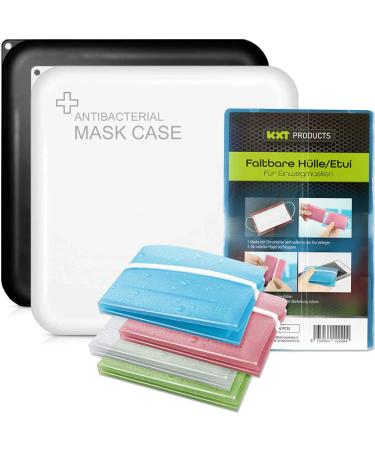 KXT mask box FFP2+OP SAVING SET- for hygienic storage (BOX1 double pack + 4 cases) Xbo1 White