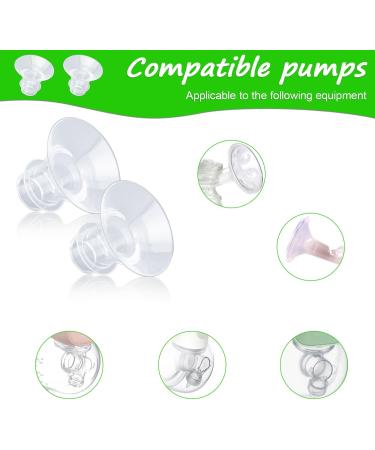10 Pieces of Wearable Milk Pump Flanges - Compatible with Mercocy S12 Pro/S12/S9 | 5 Sizes of Milk Pump Accessories for Optimal Comfort - Buy Online on GoSupps.com