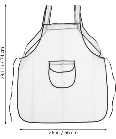 Beavorty overalls aprons decor hair stylist apron for barber hair stylist apron for men barber hairdressing apron hair stylist apron with pocket barber apron man white shawl tpu - Buy Online on GoSupps.com