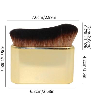 Siren Brush | High-Density Siren Brush Makeup - Foundation Brush Makeup Brush for Tan Sunless Tanner Makeup Brushes Tanning Mousse Blending Brush Gold - Buy Online on GoSupps.com