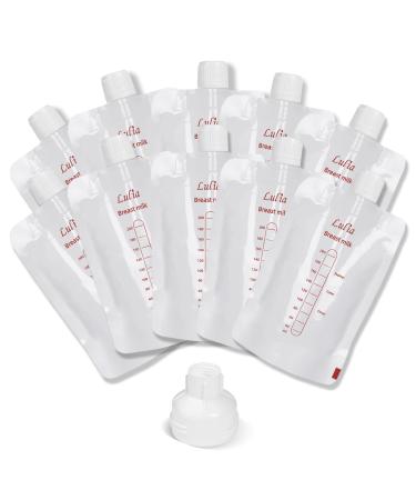 Luila Breast Pump Accessories-20 Breast Milk Storage Bags and 1 adapters Without nipples