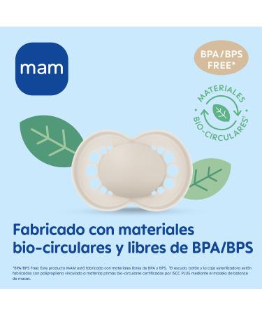 MAM Schnuller Start S152 - Pink Silicone Pacifier for Newborns 0-2 Months (2 Pack) with Sterilizable Box - Ideal for Babies - Spanish Version - Buy Online on GoSupps.com