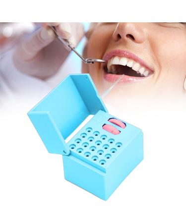 Autoclavable Endodontic File Cleaning Box - Professional Dental Drill Holder with Measuring Scale (Light Blue) | International Shipping - Buy Online on GoSupps.com
