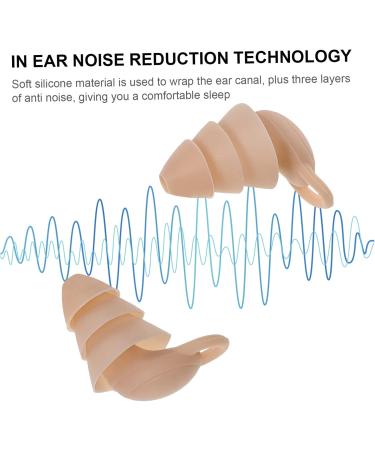 Buy 2 Pairs Anti Noise Earplugs - Noise Canceling Earplugs for Students Sleeping and Dormitory Use - Sound Insulation & Safe Ear Plugs - Buy Online on GoSupps.com