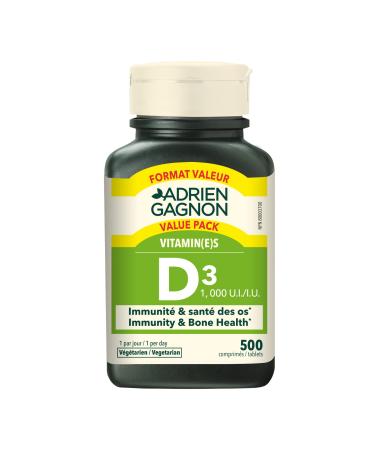 Adrien Gagnon - Vitamin D 1000 IU (500 tabs)