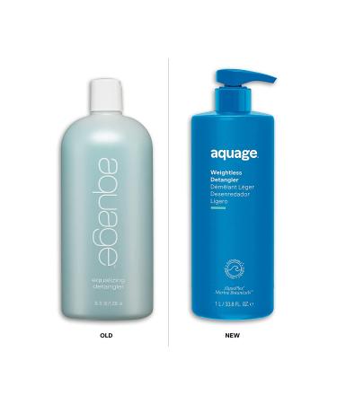 AQUAGE Weightless Detangler and Conditioner 33.8 oz - Instantly Hydrates, Eliminates Tangles, and Retains Natural Body - Buy Online on GoSupps.com