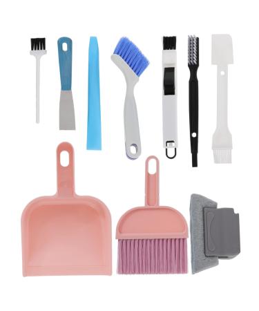 Beavorty 1 Set 10pcs Window Slot Cleaning Tool Blinds Cleaner Window Blinder Duster Groove Cleaning Tools Venetian Blind Cleaner Duster Home Supplies Tile Tools Dirt Steel Mini Dustpan Random Color 21X14X3.3CM