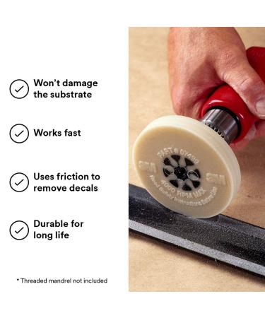 Cubitron 3M Stripe Off Wheel Adhesive & Decal Remover - 4 x 5/8 - 07499 (Pack of 1) - Buy Online on GoSupps.com