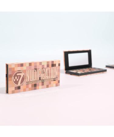 W7 Nudification Pressed Pigment Palette - 16 Nude Colors for Flawless & Long-Lasting Glam Makeup - Buy Online on GoSupps.com
