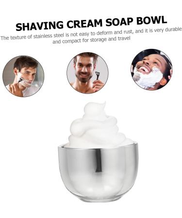 Frcolor 2-Piece Stainless Steel Shaving Set for Men - Rustproof Razor Foam Pearls & Brush Holder - Perfect Gift for Grooming - Buy Online on GoSupps.com