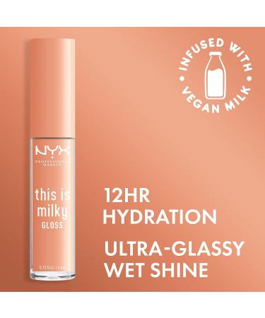 Nyx Professional Makeup Vegan Lip Gloss - Milk & Hunny | 12 Hour Hydration - Buy Online on GoSupps.com