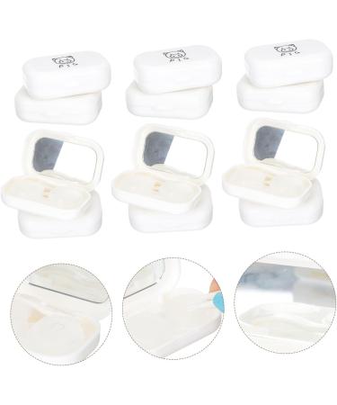 Buy Homsfou 36-Piece Travel Set: Hard Contact Lens Container & Beauty Mirror - Perfect for Soaking Lentils International Shipping Available - Buy Online on GoSupps.com