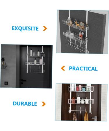 Baluue Clothes Rack Door Hook Wall Shelf Organizer Coat Rack Hooks Storage Hooks Towel Hanger Over Door Hanger Bathroom Towel Holder - Buy Online on GoSupps.com