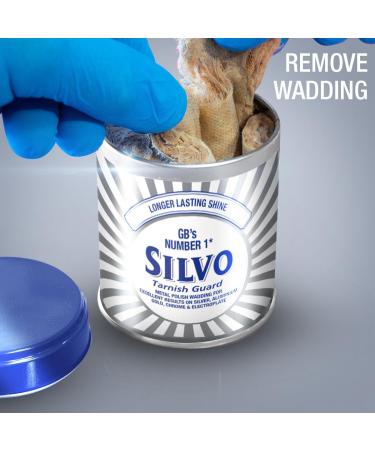 6 x Silvo Wadding Duraglit Polish Silver Gold 75g Tins by Silvo - Buy Online on GoSupps.com