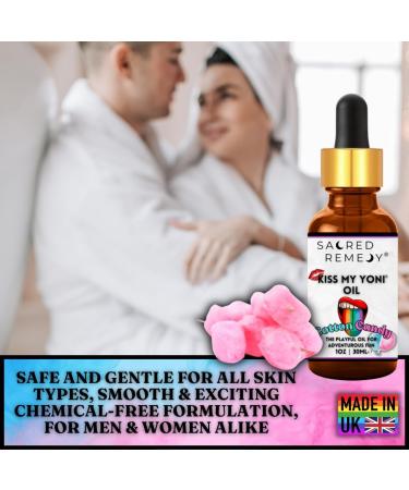 Premium Kiss My Yoni Oil Cotton Candy Body Lotion Non-Sticky Massage Oil 30ml Vegan Natural Organic Non-Toxic - Buy Online on GoSupps.com