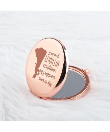 SEIRAA Frog Princess Pocket Mirror - Tiana Princess Makeup Mirror - Buy Online on GoSupps.com