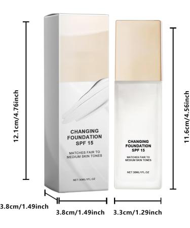Matching color foundation 30 ml liquid colorchanging concealer for flawless coverage light facial makeup for women and girls foundation for use - Buy Online on GoSupps.com