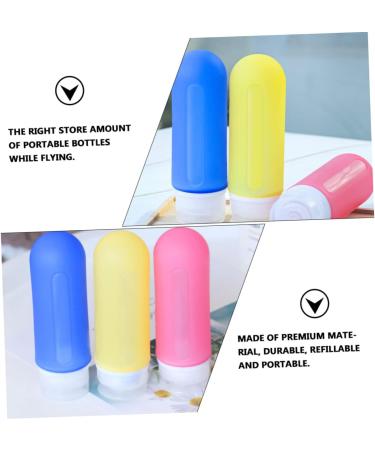 HAPINARY Shampoo Travel Bottle Soft Lip Gloss Yellow Suit Body: Filling Portable Empty Container - Buy Online on GoSupps.com