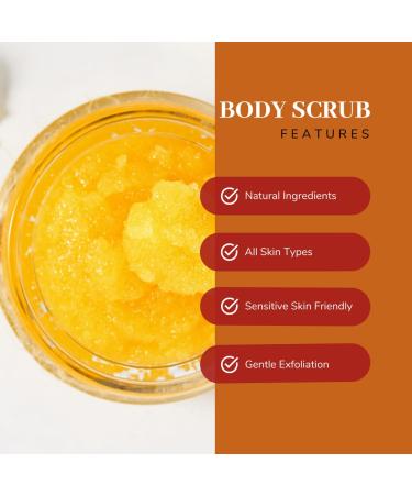 Pumpkin Spice Body Scrub | All Natural Vegan Exfoliating Sugar Scrub | Fall Scented Body Care | 8 oz - Buy Online on GoSupps.com