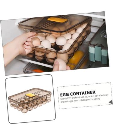 Hohopeti Box Egg Carton to go Food containers with lids Egg Dispenser Egg Tray Carrier Household re-usable - Buy Online on GoSupps.com