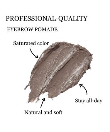 Rynluna Professional Brow Pomade - Dark Brown 0.12oz | Shape & Fill Brows | Easy Breezy Brow Sculpt - Buy Online on GoSupps.com