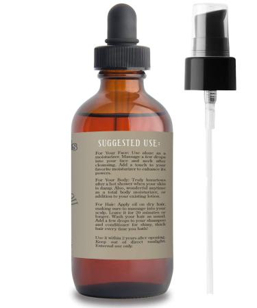 Natural Born Oils Emu Oil 4oz - 100% Pure & Natural, Fully Refined Skin & Hair Conditioner - Moisturizer, Easily Absorbed - 4 Fl Oz - Buy Online on GoSupps.com