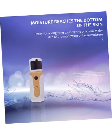 FOMIYES 1 Set Hydrating Instrument Mini Portable Humidifier Mist Facial Mister Hydrating Mister Spa Robot 10X3.3cm Yellow - Buy Online on GoSupps.com