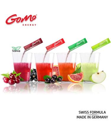 GoMo ENERGY Fruity Energy Variety Blend Sugar Free Powdered Drinks Caffeine Vitamins Minerals & Herbal Extracts Stevia Eaten Per 250ml Drink Blend of 100 - Buy Online on GoSupps.com