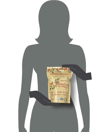 Foothills Naturals Rosehips Organic Cut Seedless - 1 Pound (454 Grams) for Tea Tonic Gourmet Cooking - Buy Online on GoSupps.com