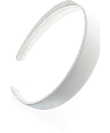 1 Inch White Satin Covered Hair Band Headband for Women and Girls - Glitz4Girlz - Buy Online on GoSupps.com