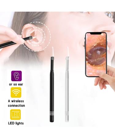 Singleagive Ear Wax Removal Tool with Camera - Stainless Steel Pick Kit 5.5mm - Otoscope with 6 LED Lights - IP67 Waterproof - HD Visual Remover - Compatible with iOS/Android - Buy Online on GoSupps.com