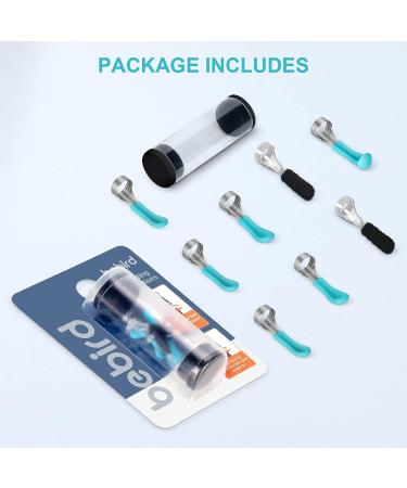 Ear Wax Removal Tool Replacement Tips - 8 Silicone Ear Spoons Set (3.5mm Dia.) - Buy Online on GoSupps.com