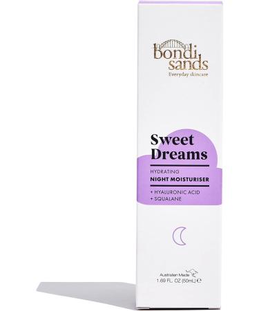 Bondi Sands Sweet Dreams Night Moisturiser 50mL| Enriched with Hyaluronic Acid | Suitable for sensitive skin | Vegan + Cruelty Free| 50ml/1.69 FL Oz Night Cream - Buy Online on GoSupps.com