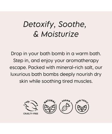 LA SALT CO Balance Bath Bomb 8 oz - Handmade with Natural Ingredients and Himalayan Salt - Cruelty-Free and Aromatherapy Infused - Buy Online on GoSupps.com
