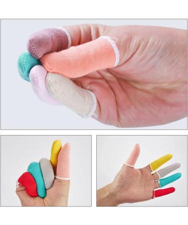 50 Pcs Cotton Finger Sleeves - Breathable Fabric Finger Gloves for Sweat Protection - Buy Online on GoSupps.com