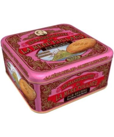  LA MERE POULARD La M re Poulard | Salted Caramel Biscuits | French Butter Biscuits | Caramel Butter Shortbread - 202.5g | Gift Biscuit Tins - Buy Online on GoSupps.com