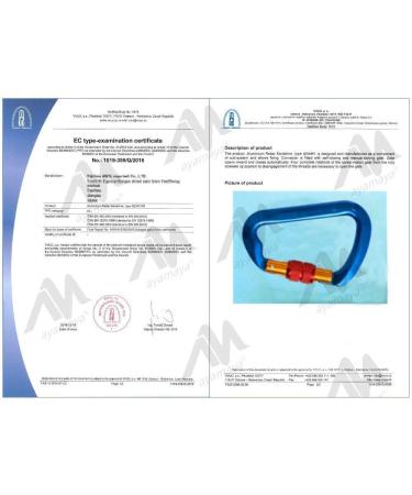 ayamaya 30kn Climbing Carabiner - Aluminum Locking D Shape Screwgate Carabiner for Sport Tools - Black - Buy Online on GoSupps.com