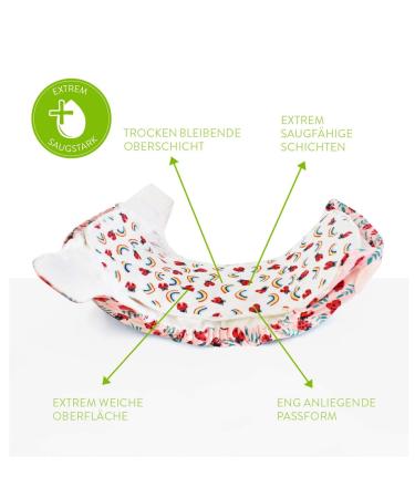 Bambino Mio Mioboost Nappy Insert Pack of 3 - Safari Dots | Eco-Friendly Cloth Diapers for International Shipping - Buy Online on GoSupps.com