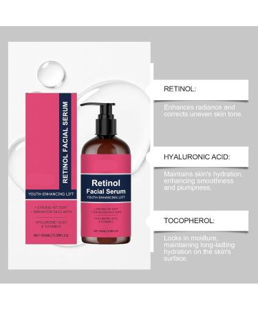 TS TAC-SKY Gentle Facial Serum - Daily Moisturizing Essence For Hydrated Skin Reduces Fine Lines & Wrinkles Tightens Contour(3PCS) - Buy Online on GoSupps.com