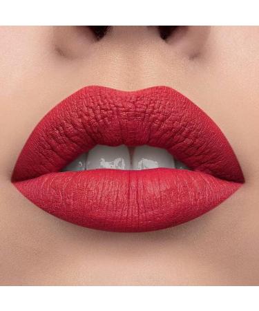  Mulac Mulac Cosmetics CRAZY LIKE A FOX 21 Matte Lipstick Ferrari Red Matte Texture VEGAN 3.5g - Buy Online on GoSupps.com
