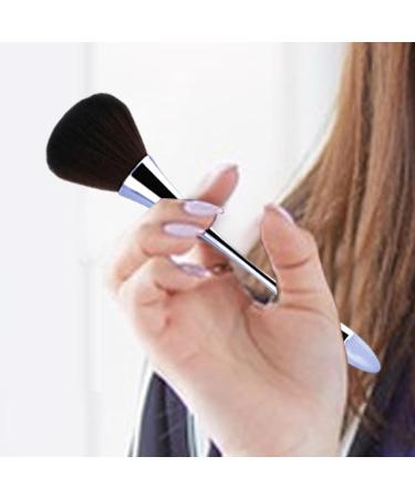 Setting Powder Brush Blush Makeup Loose Powder Brush | Powder Foundation Brush Nail Brushes Face Makeup Tool for Complete Coverage and Prefect Finish grey blue - Buy Online on GoSupps.com