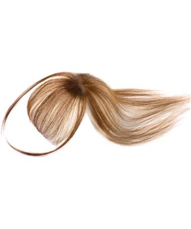 Clip in Fringe Clip in Bangs Neat Bangs Clip In Hair Extensions Hair Bangs Hair Bangs Clip On Real Hair On Headband Red-brown (Color : Red brown) - Buy Online on GoSupps.com