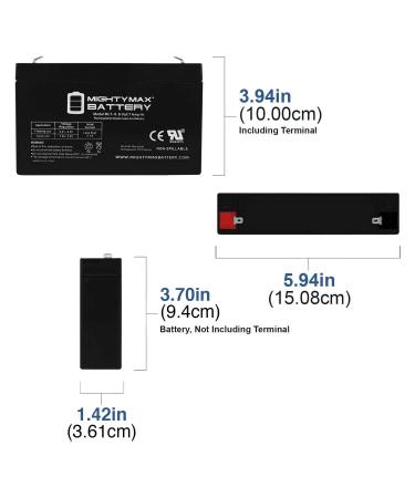 Mighty Max 6V 7Ah Battery - Replace Power Smart App Intelligent LCD OR700LCDRM1U - Fast Worldwide Shipping - Buy Online on GoSupps.com