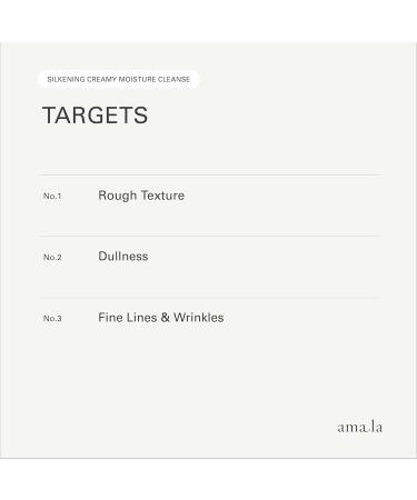 Amala Silkening Creamy Moisture Cleanse - Gentle Facial Cleanser Dissolves Impurities Lifts Makeup Clears Pore-Clogging Debris - AHAs & Plant Seed Oils (150ml) 5.07 Fl Oz (Pack of 1) - Buy Online on GoSupps.com