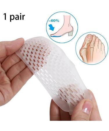 Premium Metatarsal Pads - Soft Silicone Forefoot Cushions for Pain Relief Blisters & Callus - Comfortable Foot Support for All Shoes - Buy Online on GoSupps.com