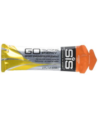 Science in Sport Energy Gel Pack SIS Isotonic Energy Gel 22g Fast Acting Carbs Performance & Endurance Gels Orange Flavor - 2 Fl Oz (Pack of 6) Orange 2.03 Fl Oz (Pack of 6)