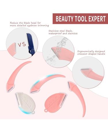 12-Piece Eyebrow Razor Set for Women | Stainless Steel Eyebrow Trimmers & Facial Hair Removal | Safety Cover Included - Buy Online on GoSupps.com